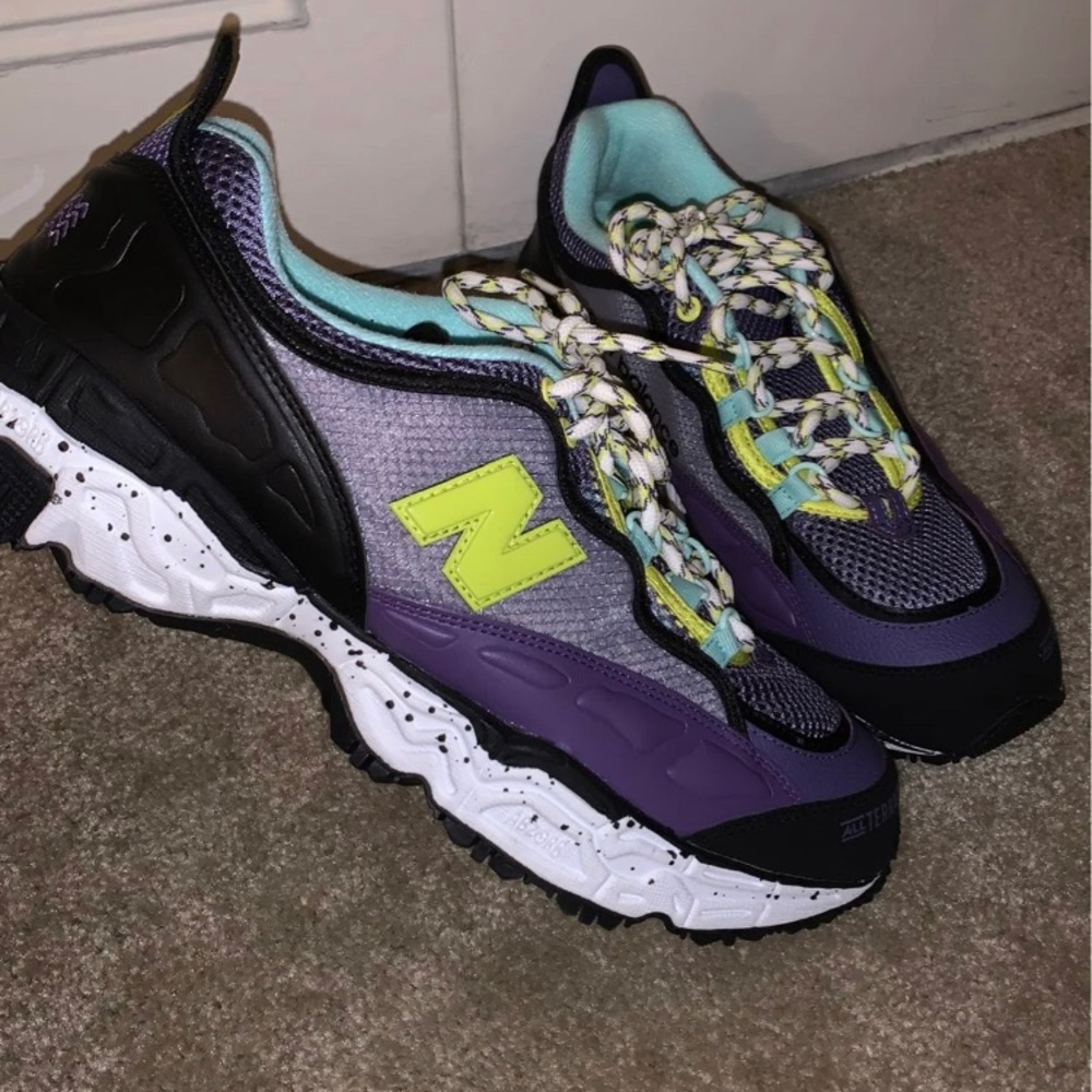 Purple New Balance 801s